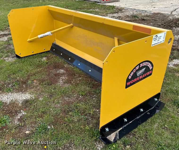image for item DT2176 Worksaver SPS-3696R skid steer snow pusher