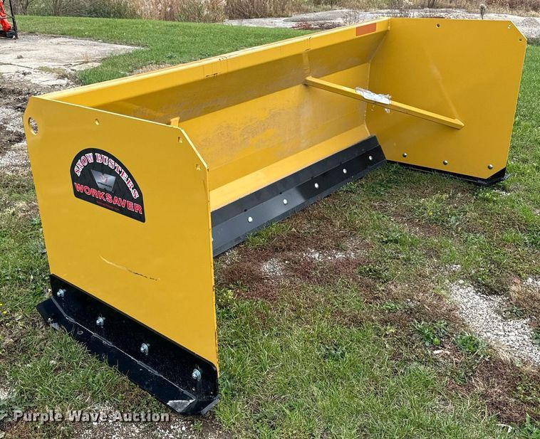 image for item DT2176 Worksaver SPS-3696R skid steer snow pusher