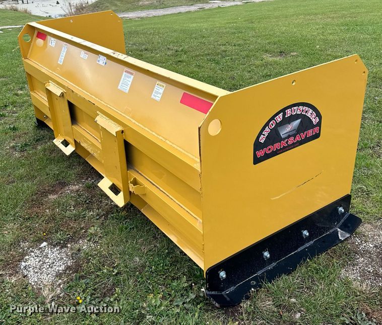 image for item DT2176 Worksaver SPS-3696R skid steer snow pusher