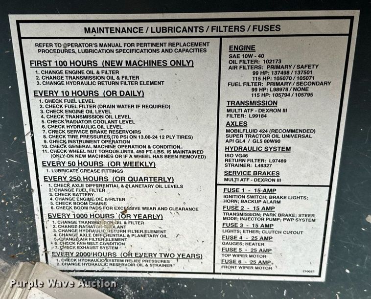image for item DT2206 2008 Gehl RS642 telehandler