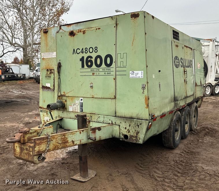 image for item DT2207 1999 Sullair 1600H air compressor