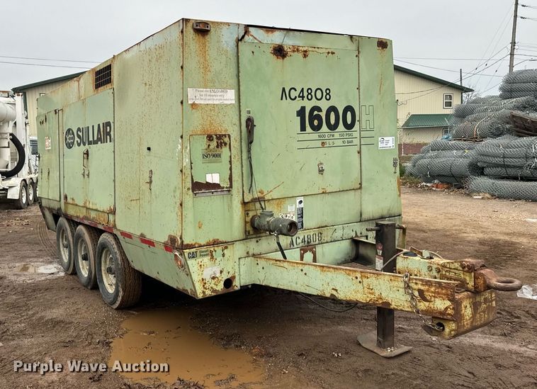 image for item DT2207 1999 Sullair 1600H air compressor