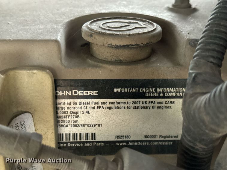 image for item DT2209 2007 Ingersoll-Rand P185WJD air compressor