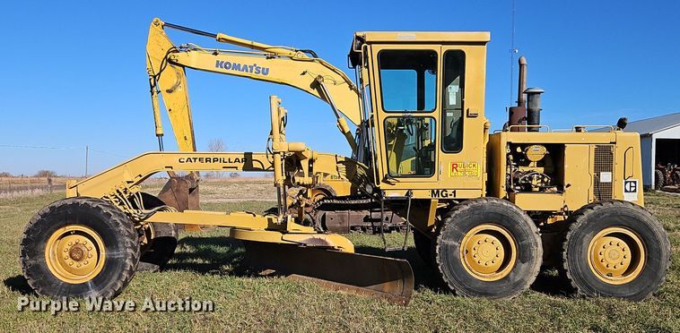image for item DT7564 1985 Caterpillar 120G motor grader