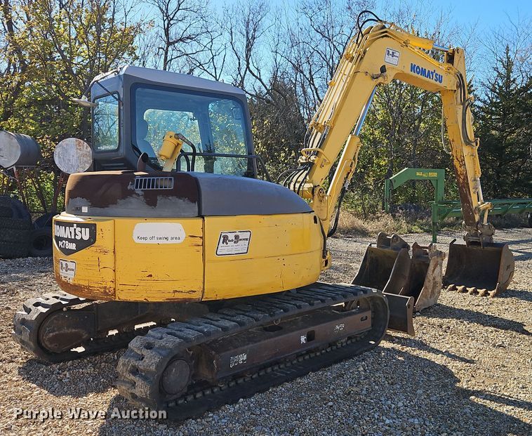 image for item DT7574 2008 Komatsu PC78MR-6 mini excavator