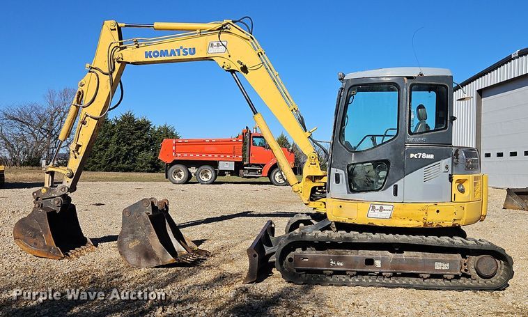 image for item DT7574 2008 Komatsu PC78MR-6 mini excavator