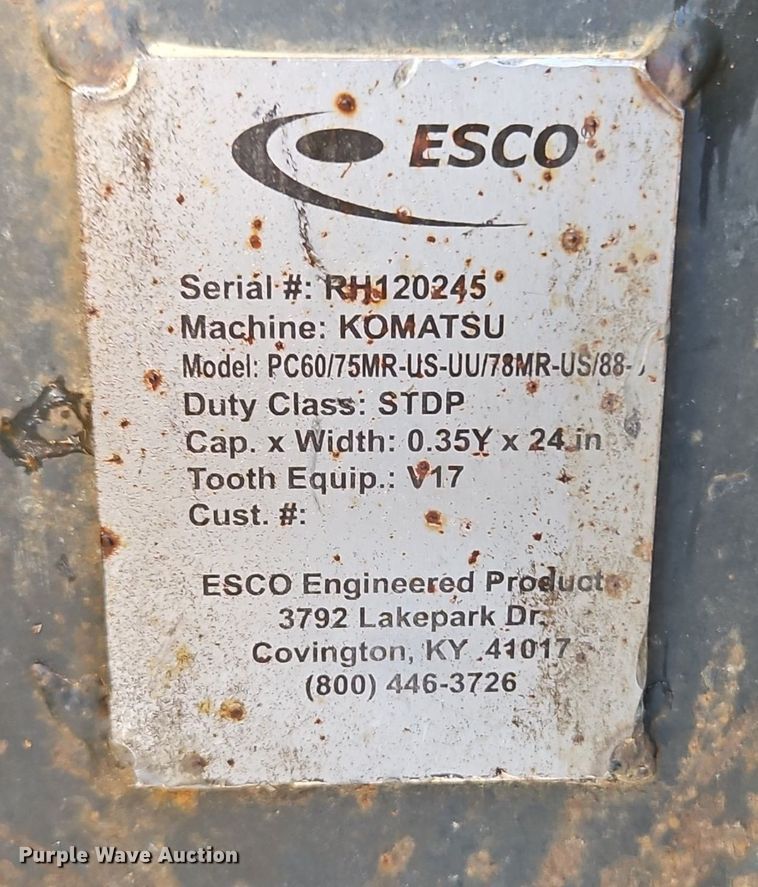 image for item DT7574 2008 Komatsu PC78MR-6 mini excavator