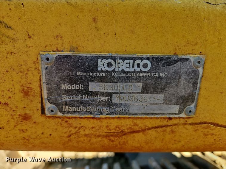 image for item DT7575 1998 Kobelco SK200LC MARK IV excavator
