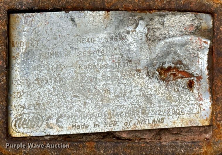 image for item DU9615 Geith excavator bucket