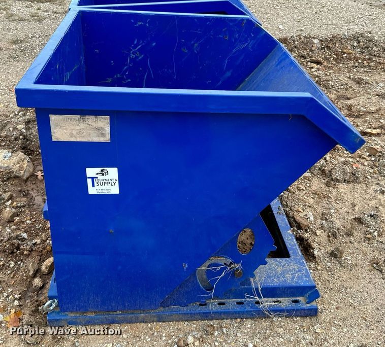 image for item DU9616 T Equipment & Supply forklift dump hopper