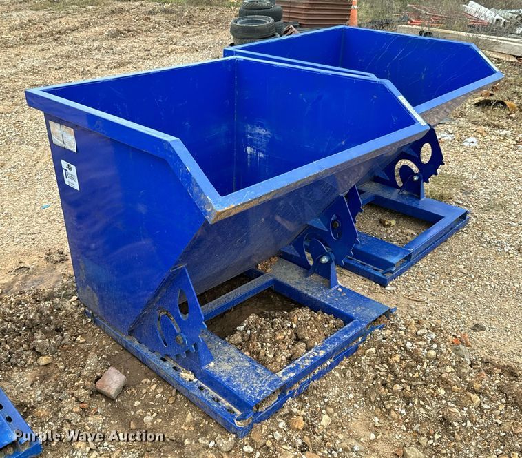image for item DU9618 T Equipment & Supply forklift dump hopper