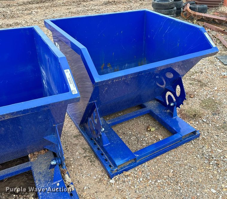 image for item DU9619 T Equipment & Supply forklift dump hopper