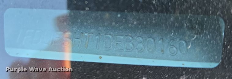 image for item DV0033 2013 Ford F550 Super Duty XL utility / service truck