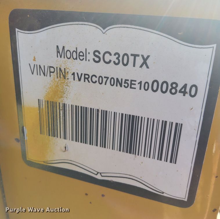 image for item DW0869 2014 Vermeer SC30TX stump grinder