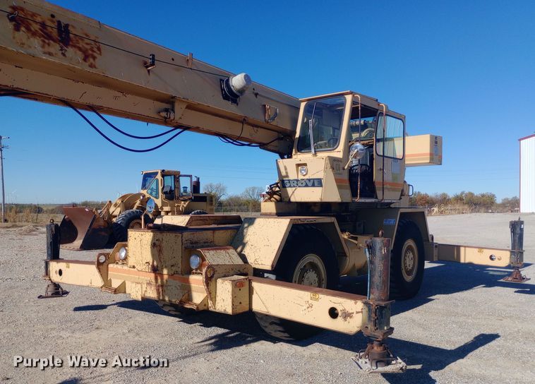 image for item DW0872 1980 Grove RT518 crane