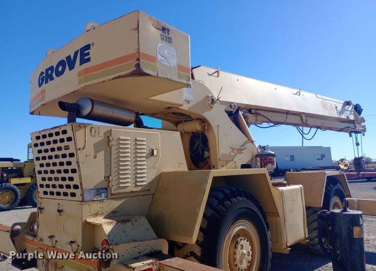 image for item DW0872 1980 Grove RT518 crane