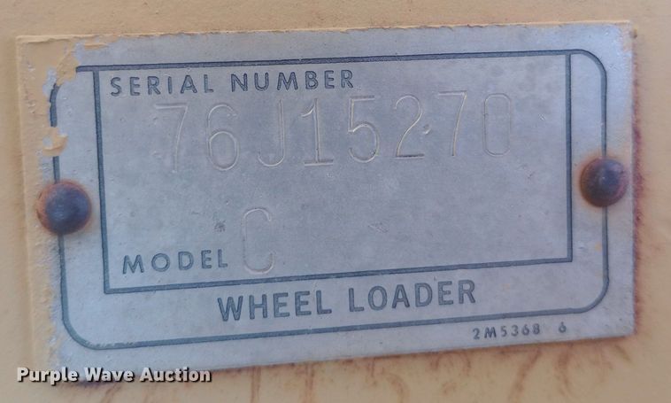 image for item DW0873 1980 Caterpillar 966C wheel loader