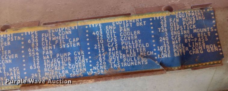 image for item DW0874 1972 Wabco 444 rigid frame motor grader