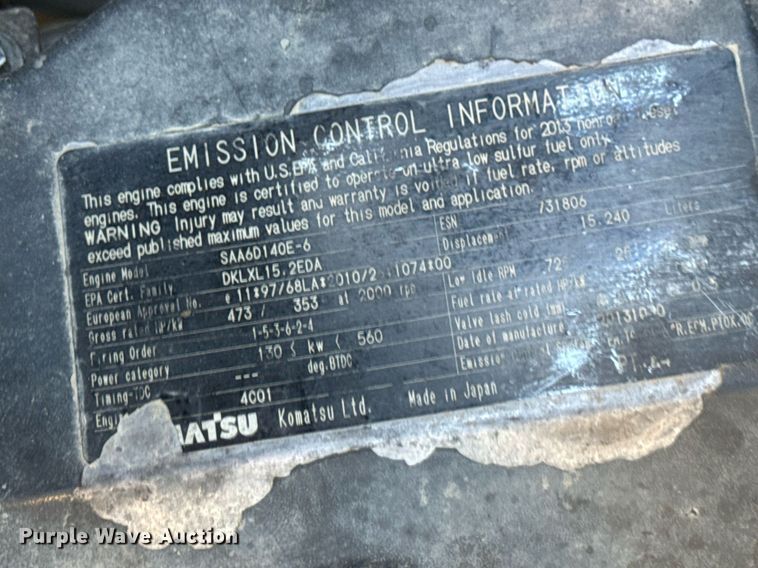 image for item DW2415 2014 Komatsu HM400-3 haul truck