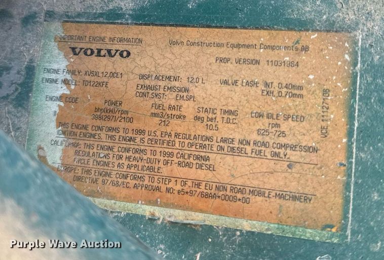 image for item DW2422 2000 Volvo A40 haul truck