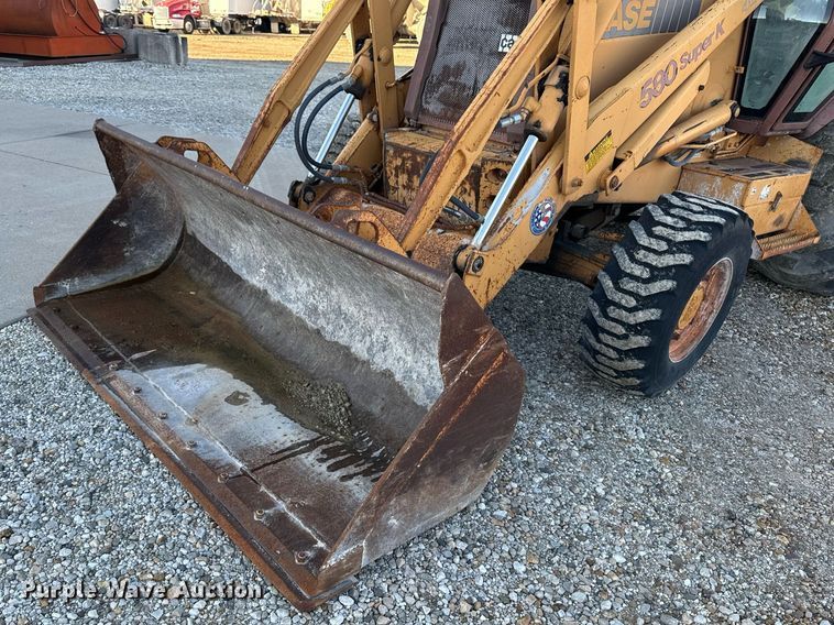 image for item DW2429 1991 Case 580 Super K backhoe