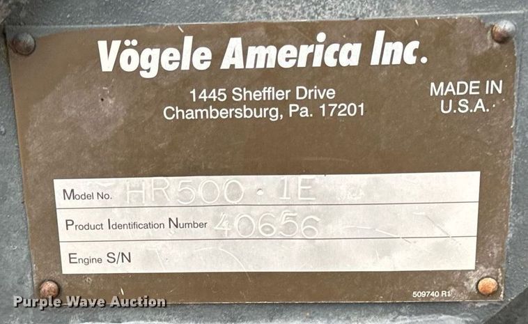 image for item DW2432 2009 Vogele Vision 5200-2 paver