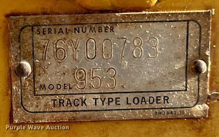 image for item DW2433 1981 Caterpillar 953 track loader