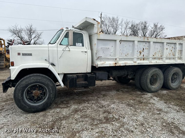 image for item DW2438 1978 GMC Brigadier dump truck