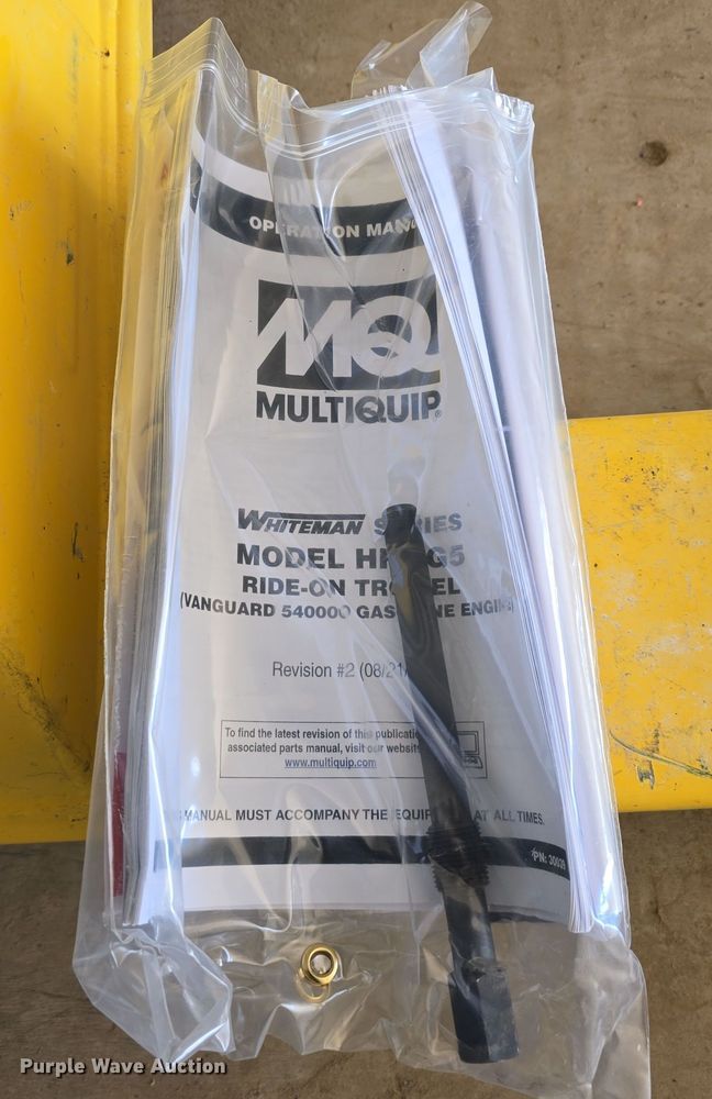 image for item DW3919 2021 MultiQuip HHNG5 power trowel