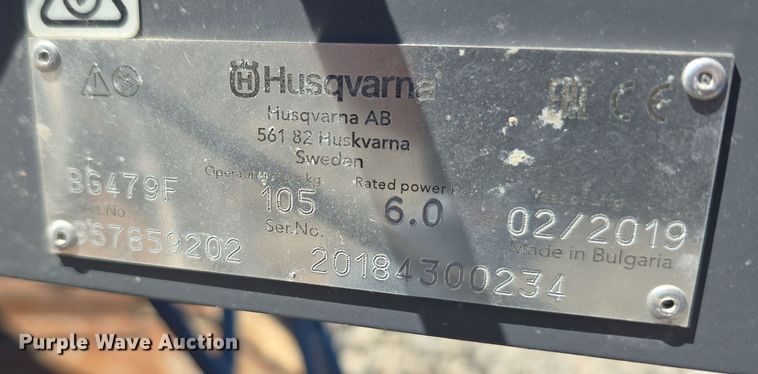 image for item DW3920 2019 Husqvarna BG479F power trowel