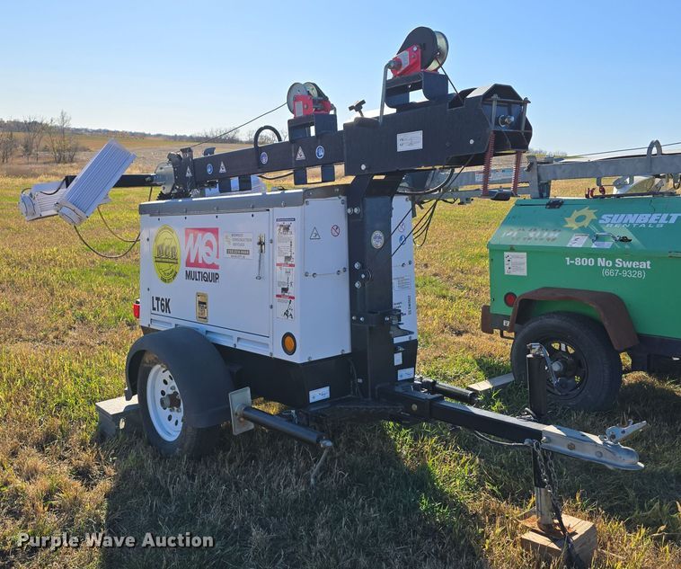 image for item DW3922 2015 Multiquip LT6K light plant