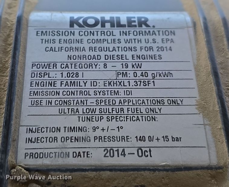 image for item DW3922 2015 Multiquip LT6K light plant