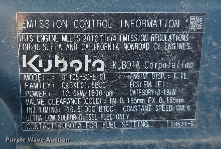 image for item DW3923 2012 Terex RL4 light plant