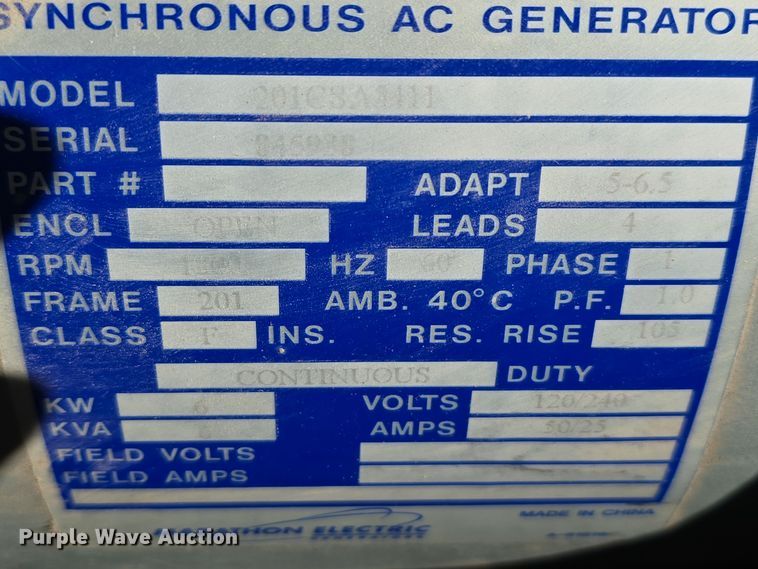 image for item DW3923 2012 Terex RL4 light plant