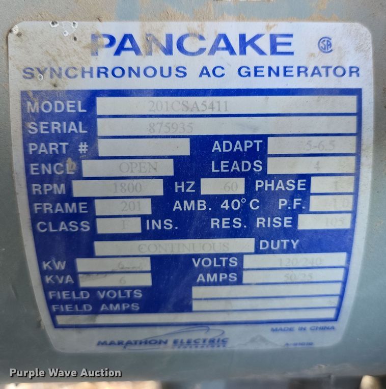 image for item DW3925 2014 Magnum Power MLT3060K light plant