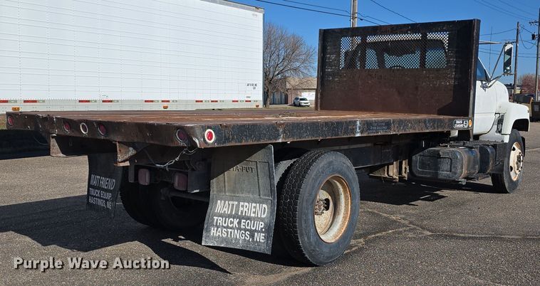 image for item DW3970 1991 GMC Topkick dump flatbed truck