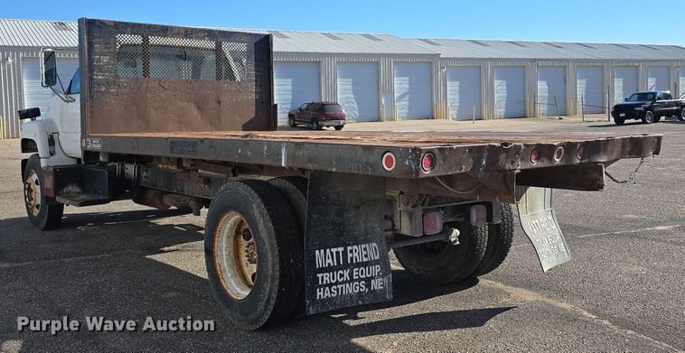 image for item DW3970 1991 GMC Topkick dump flatbed truck