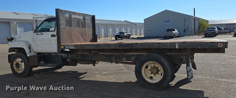 image for item DW3970 1991 GMC Topkick dump flatbed truck