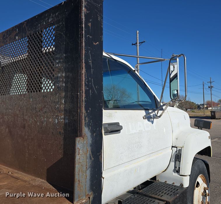 image for item DW3970 1991 GMC Topkick dump flatbed truck