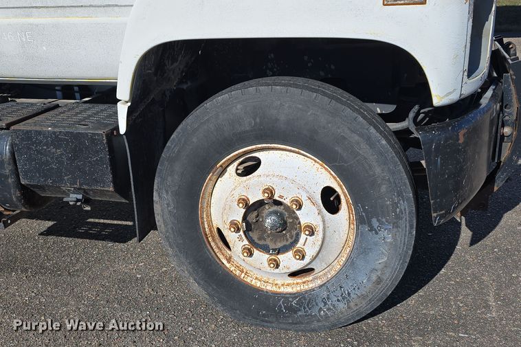 image for item DW3970 1991 GMC Topkick dump flatbed truck