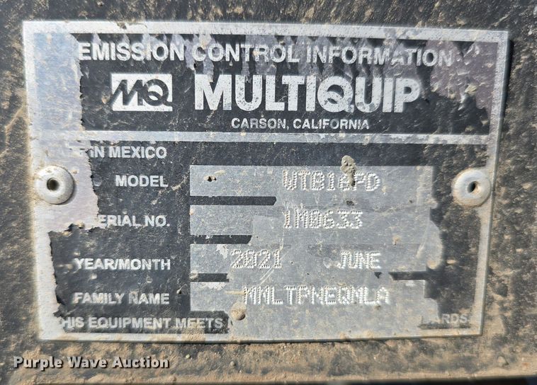 image for item DW3992 2021 Multiquip Whiteman WTB16PD power buggy