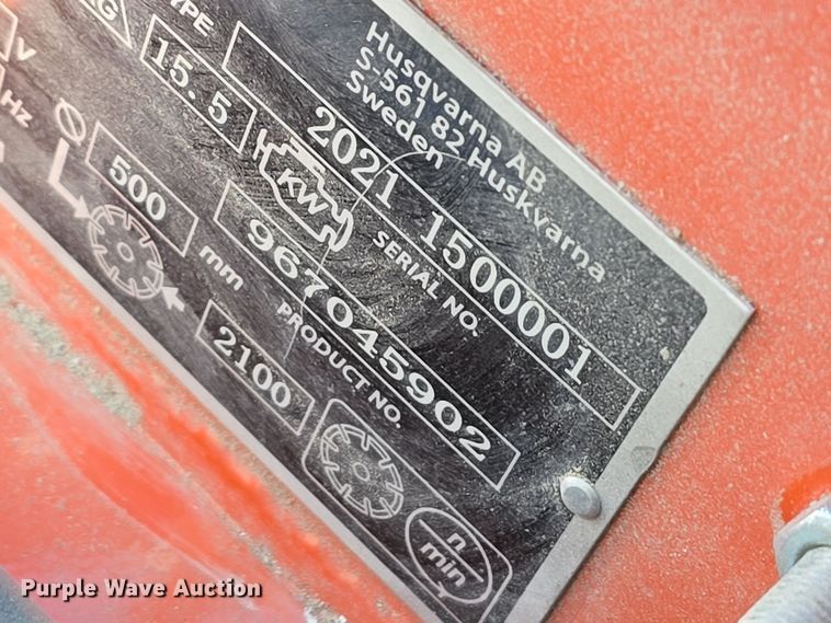 image for item DW3994 2021 Husqvarna FS520 concrete saw