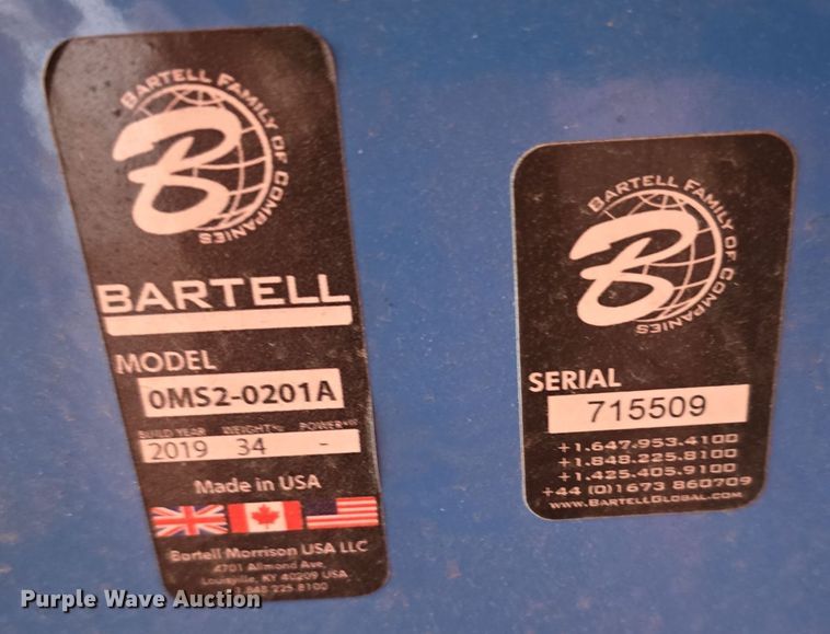 image for item DW3995 2019 Morrison Bartell Global OMS2-0201A concrete screed