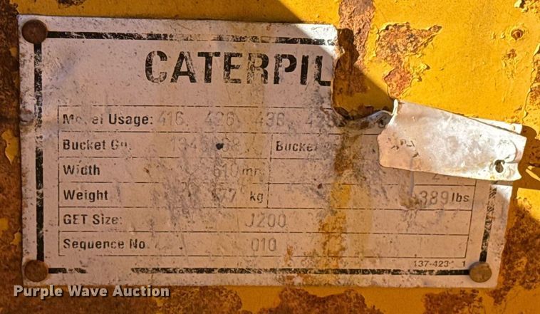image for item EG2294 1997 Caterpillar 416C backhoe