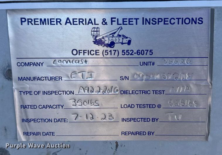 image for item EG2296 2009 Ford F450 Super Duty bucket truck