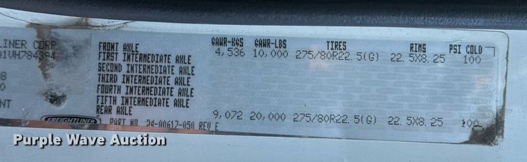 image for item EG2316 1997 Freightliner FL70 utility / service truck