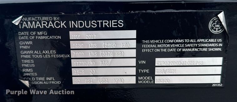 image for item EG6996 2018 Heat King HK300 ground heater