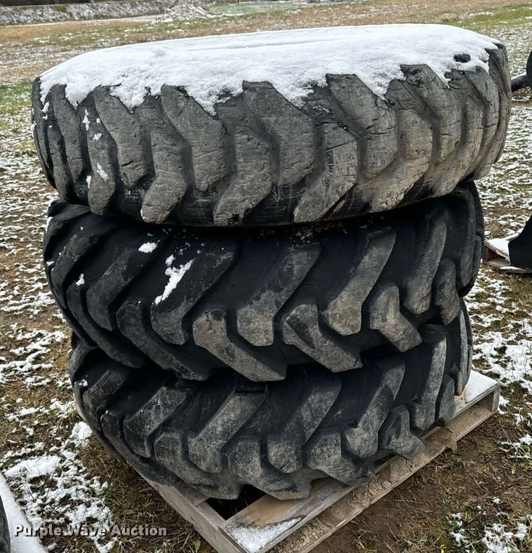 image for item EG7003 (6) Deestone DG2 14.00-24 tires and wheels