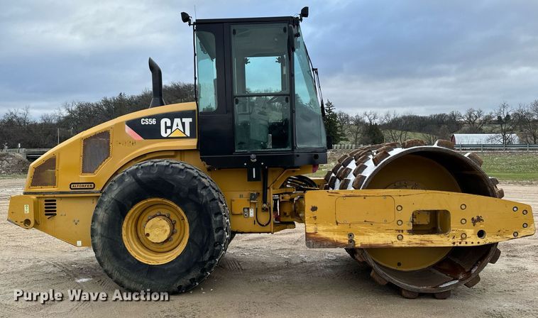 image for item EG7009 2010 Caterpillar CS56 single drum vibratory roller