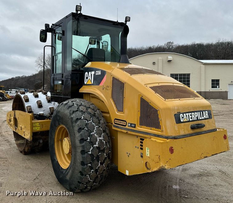 image for item EG7009 2010 Caterpillar CS56 single drum vibratory roller